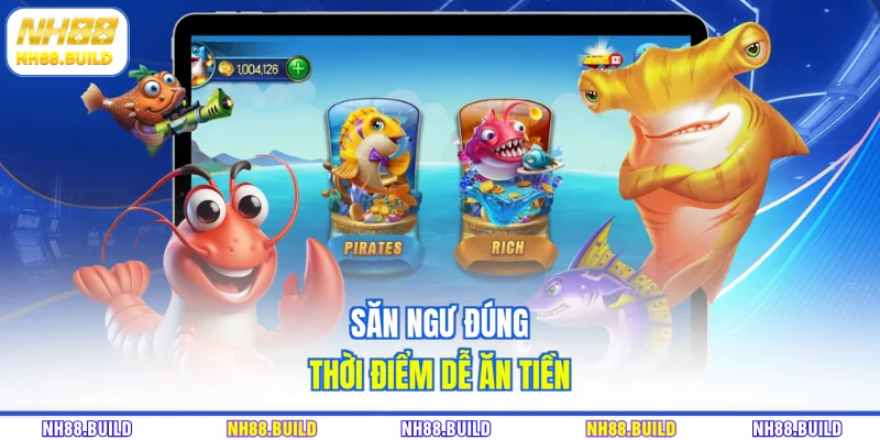 Săn ngư đúng thời điểm dễ ăn tiền Săn ngư đúng thời điểm dễ ăn tiền