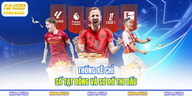 Thống kê chỉ số tạt bóng và sơ đồ thi đấu Thống kê chỉ số tạt bóng và sơ đồ thi đấu