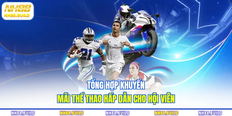 Tổng hợp khuyến mãi thể thao hấp dẫn cho hội viên Tổng hợp khuyến mãi thể thao hấp dẫn cho hội viên
